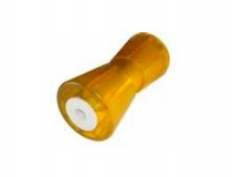 6X1064.004 Ролик килевой L=195 мм, D=89/61/17 мм PVC желтый