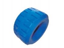 6X1067.018  Ролик опорный L=80 мм, D=140/23 мм PVC синий