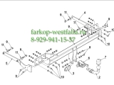 D 41A Фаркоп на MB GLK-Klasse X204 2008- D 41A Фаркоп на MB GLK-Klasse X204 2008-